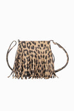 Adored PU Leather Crossbody Bag with Fringe - All In The Bag