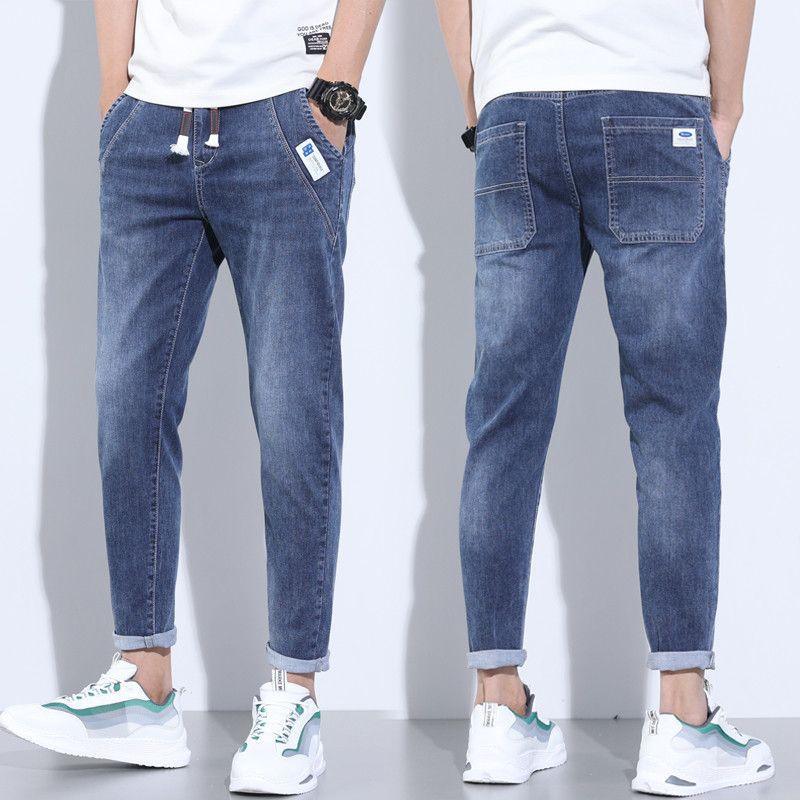 Denim Stretch Casual Men's Trousers Thin - All In The Bag 