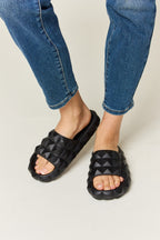 WILD DIVA Pyramid Stud Toe Band Footbed Sandals - All In The Bag