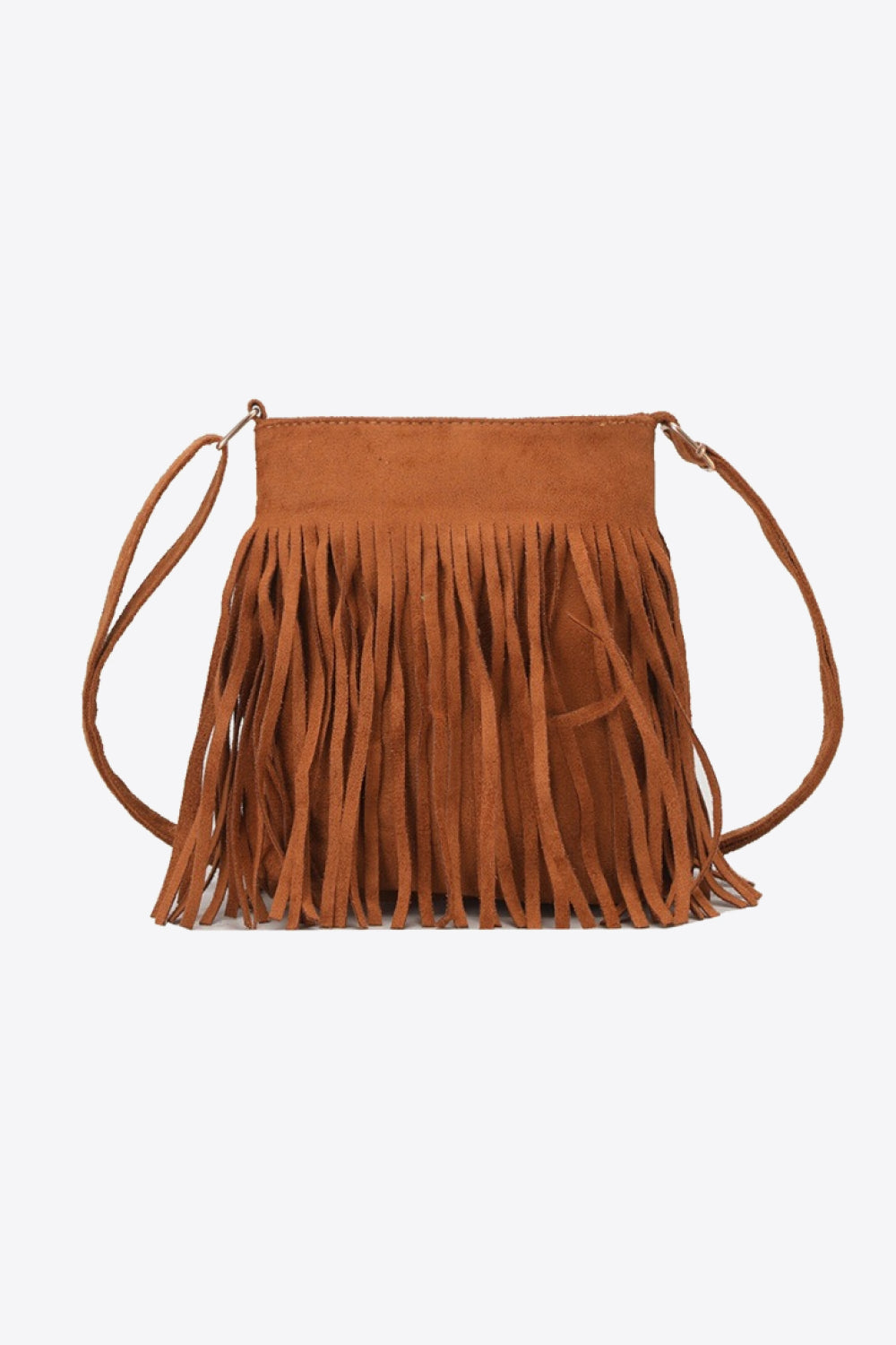 Adored PU Leather Crossbody Bag with Fringe - All In The Bag