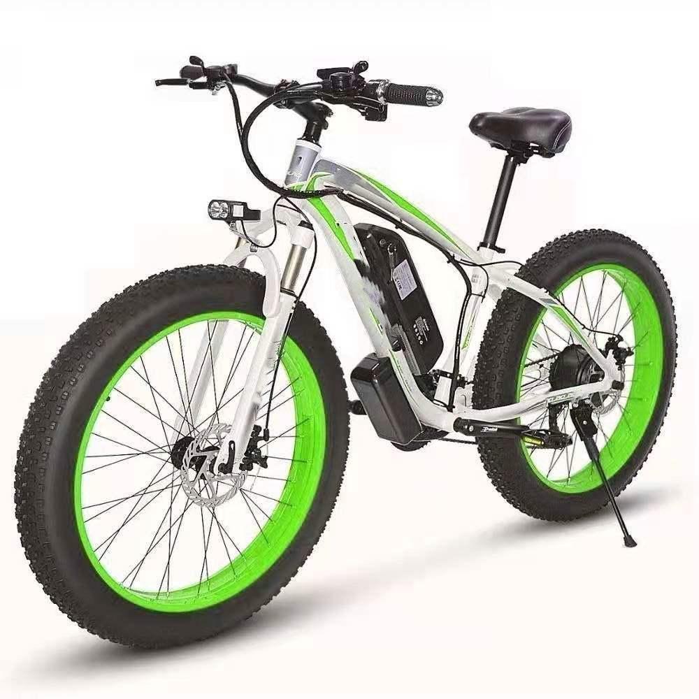 Electric Bicycle Lithium Tram Snow Electric Mountain Bike 21 Speed - All In The Bag 