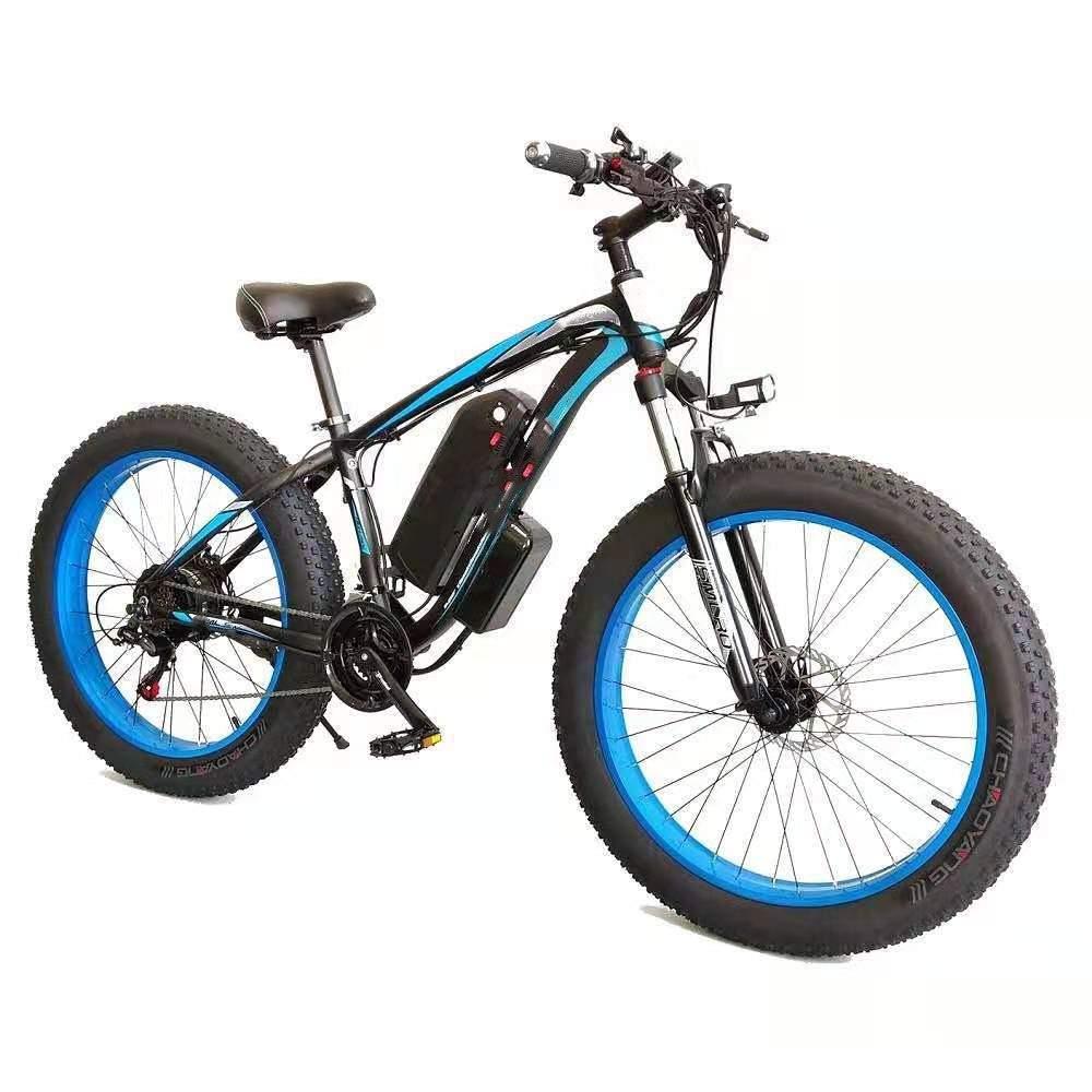 Electric Bicycle Lithium Tram Snow Electric Mountain Bike 21 Speed - All In The Bag 