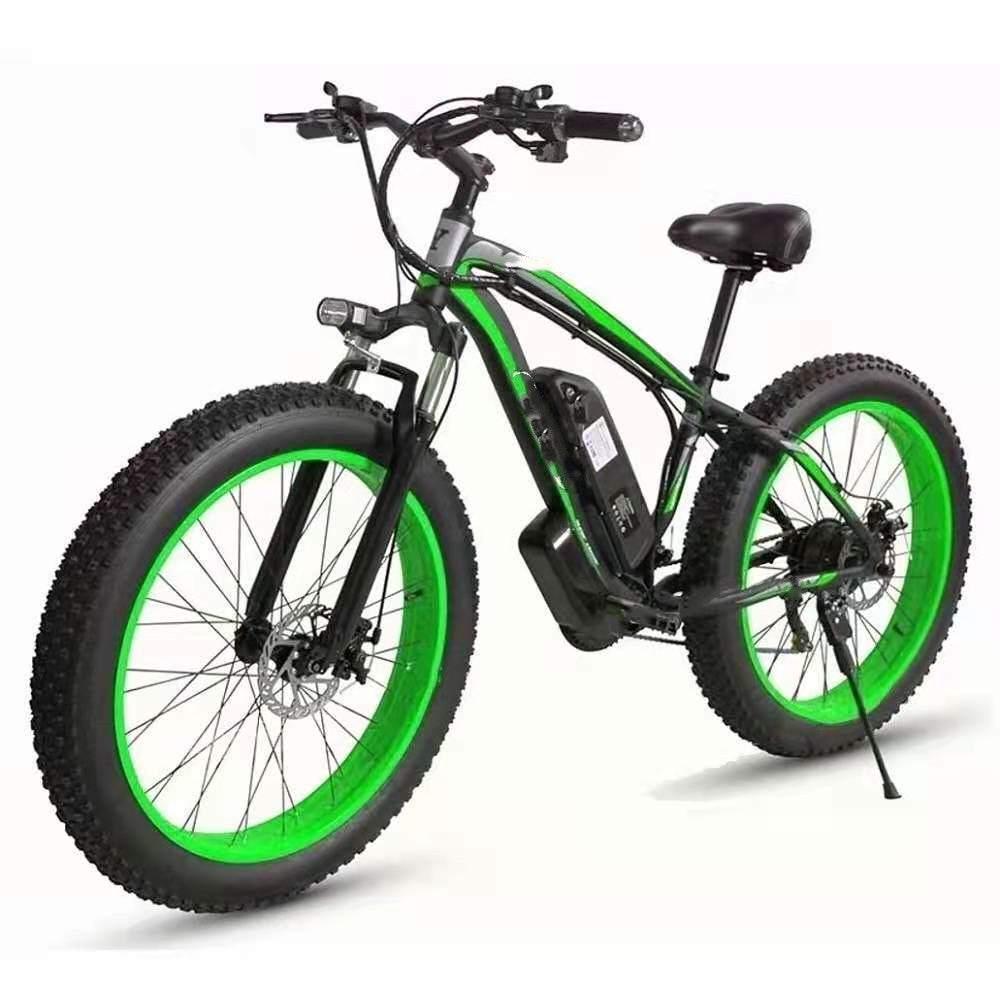 Electric Bicycle Lithium Tram Snow Electric Mountain Bike 21 Speed - All In The Bag 