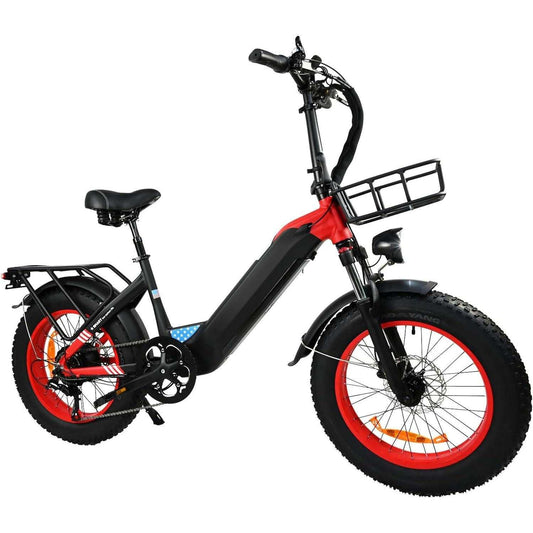 Electric Bike For Adults, Snowmobile 20 X 4 Inches Fat Tire Bike, 500W Motor Electric Bicycle, 25MPH Mountain E-Bike - All In The Bag 