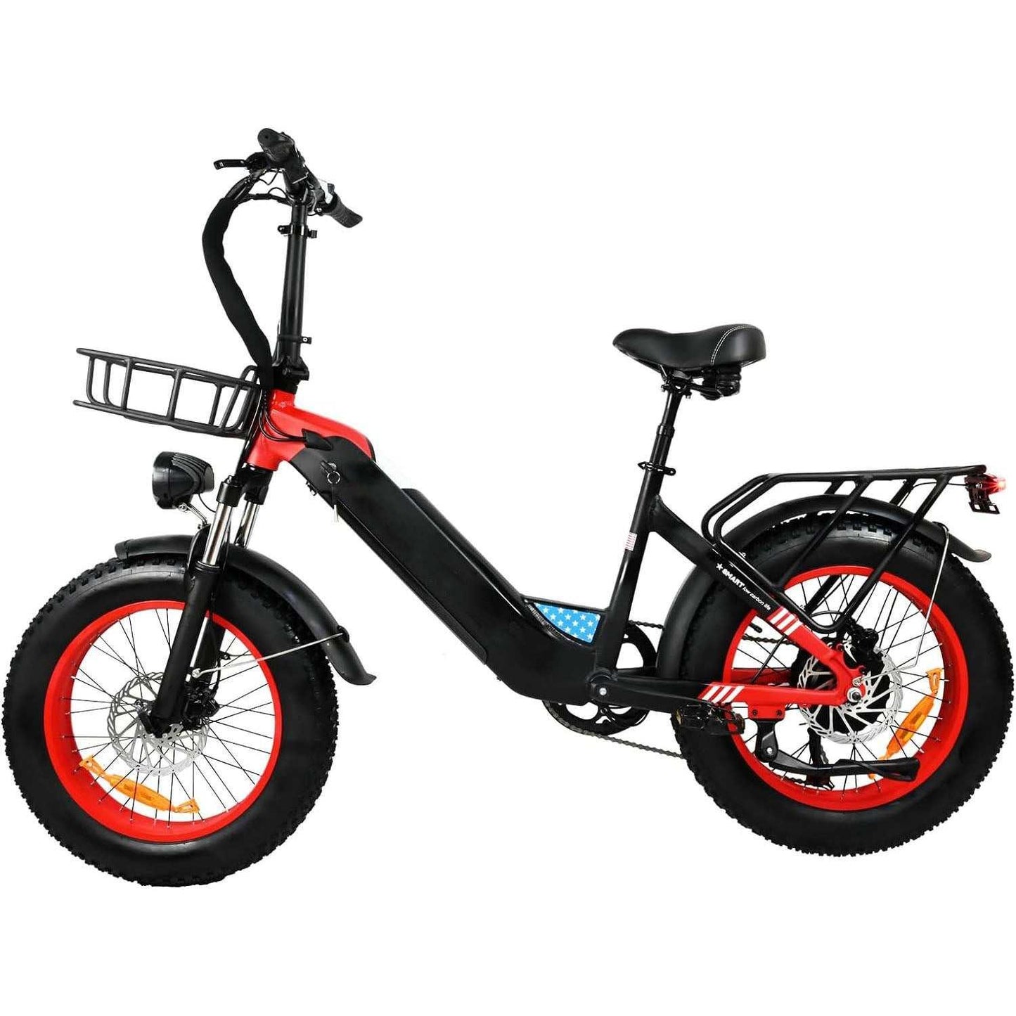 Electric Bike For Adults, Snowmobile 20 X 4 Inches Fat Tire Bike, 500W Motor Electric Bicycle, 25MPH Mountain E-Bike - All In The Bag 