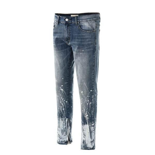 European and American High Street ink Splashing Jeans - All In The Bag 