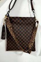 Adored PU Leather Shoulder Bag with Tassel - All In The Bag