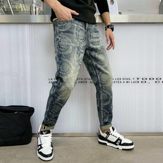 Fashion Men's Jeans Casual Stretch Pants - All In The Bag 