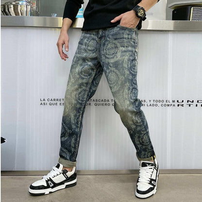 Fashion Men's Jeans Casual Stretch Pants - All In The Bag 