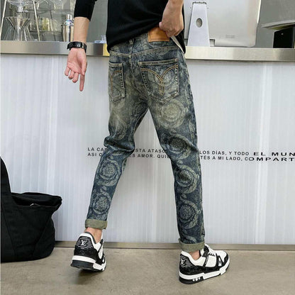 Fashion Men's Jeans Casual Stretch Pants - All In The Bag 