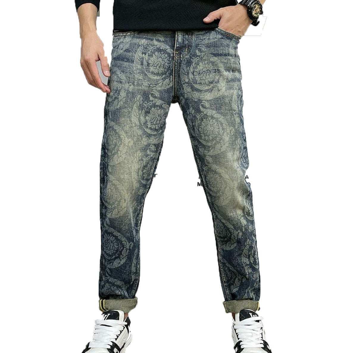 Fashion Men's Jeans Casual Stretch Pants - All In The Bag 