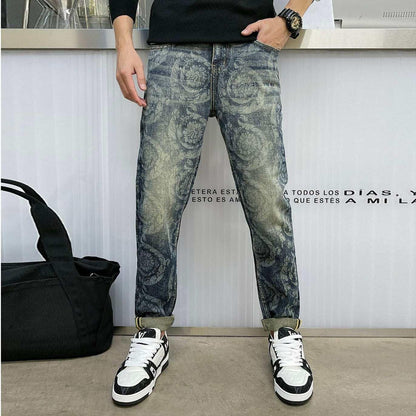 Fashion Men's Jeans Casual Stretch Pants - All In The Bag 