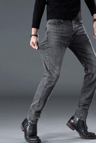 Fashion Men's Jeans Nine Part Simple Casual Men's Trousers - All In The Bag 