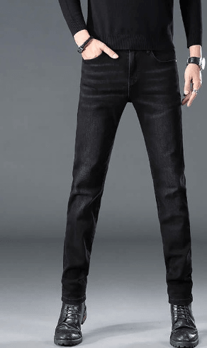 Fashion Men's Jeans Nine Part Simple Casual Men's Trousers - All In The Bag 