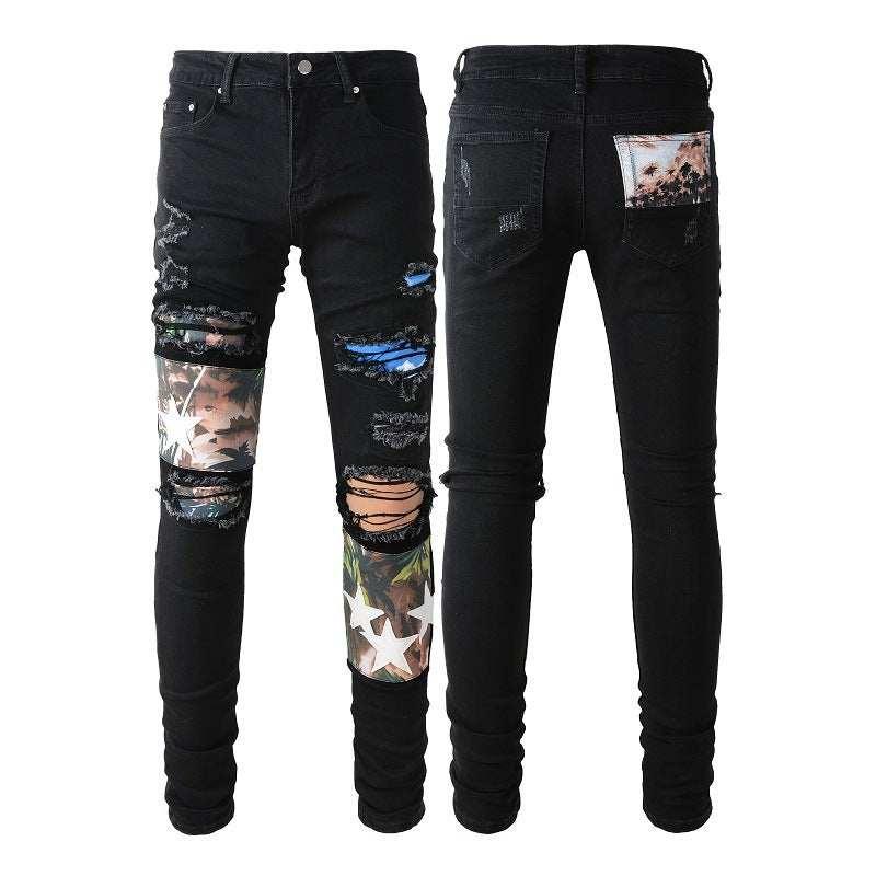 Men's High Street Ripped Jeans - All In The Bag 