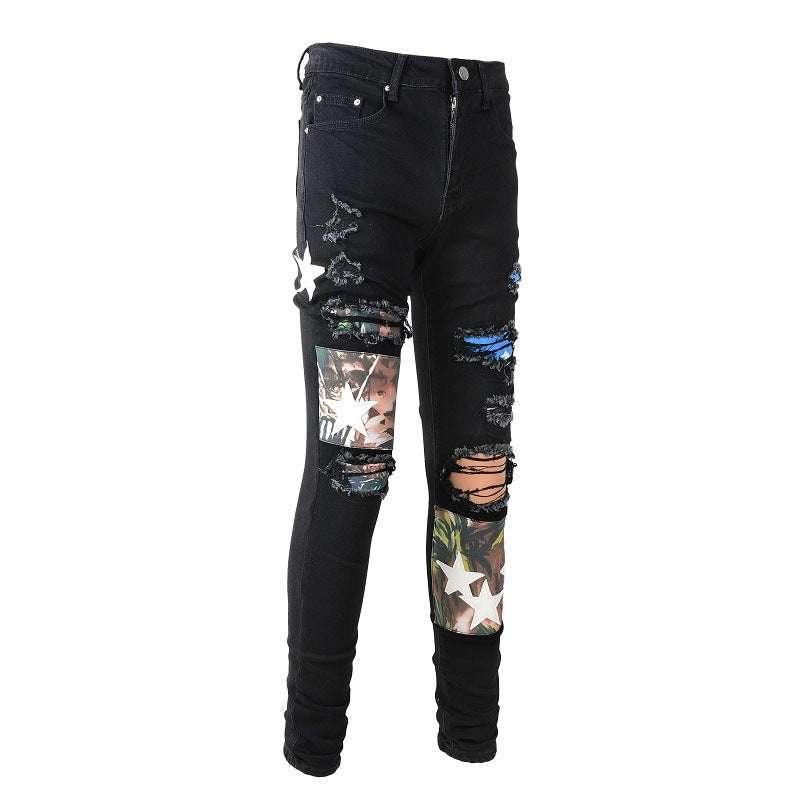 Men's High Street Ripped Jeans - All In The Bag 