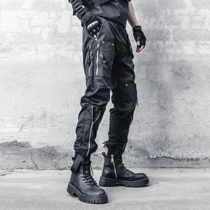 Minority Design Dark Overalls Men's Trend Is Loose - All In The Bag 