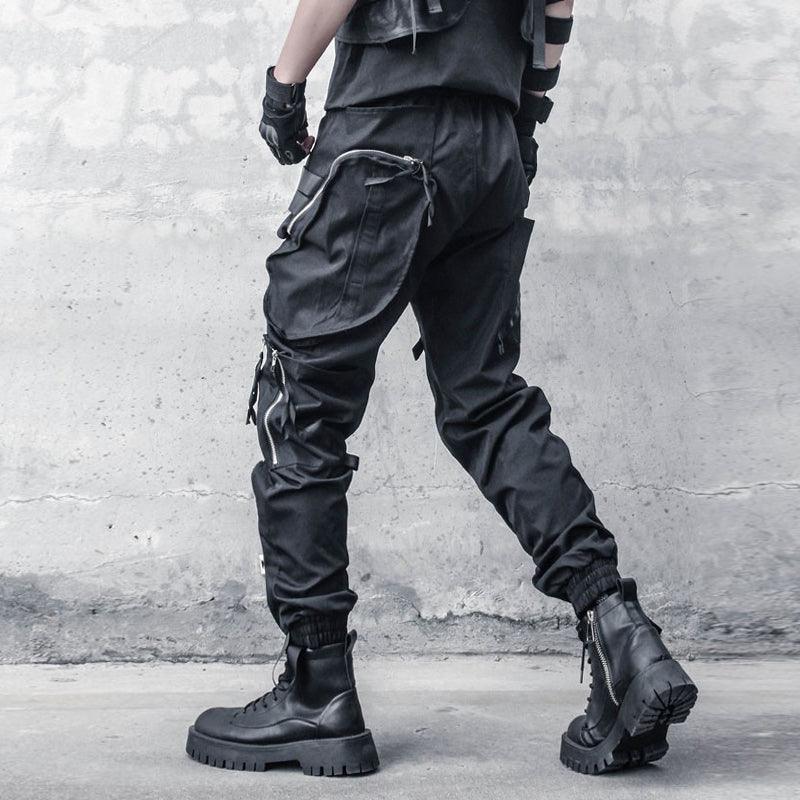 Minority Design Dark Overalls Men's Trend Is Loose - All In The Bag 