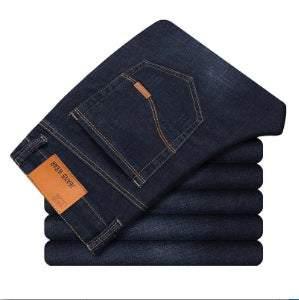 New Men's Jeans Slim Straight Black Pants For Men - All In The Bag 