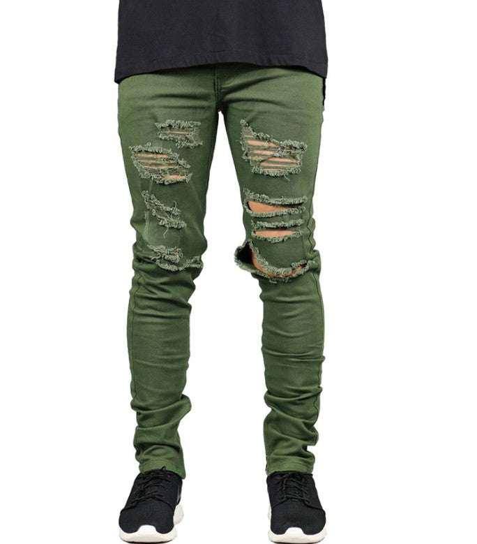 Stretch Ripped Skinny Jeans - All In The Bag 