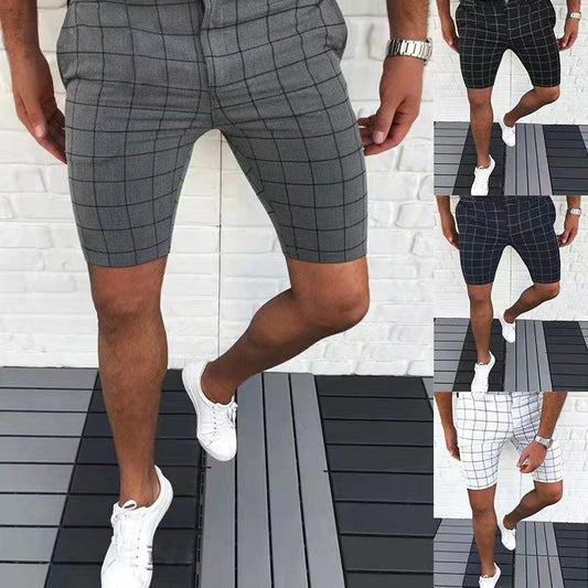 Summer Men's Plaid Casual Shorts - All In The Bag 