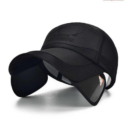 Summer Outdoor Mesh Hat Baseball Cap Men's Sun Hat Travel Sunshade Cap - All In The Bag 