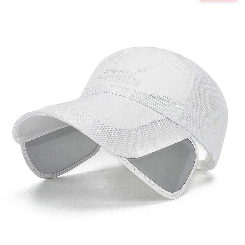 Summer Outdoor Mesh Hat Baseball Cap Men's Sun Hat Travel Sunshade Cap - All In The Bag 