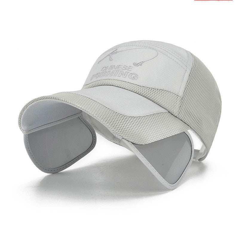 Summer Outdoor Mesh Hat Baseball Cap Men's Sun Hat Travel Sunshade Cap - All In The Bag 