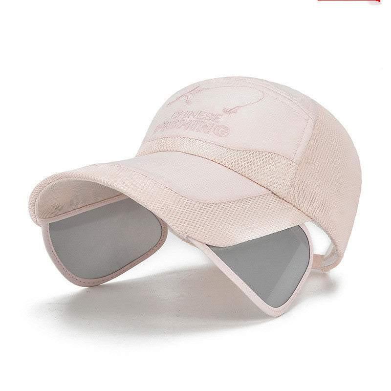 Summer Outdoor Mesh Hat Baseball Cap Men's Sun Hat Travel Sunshade Cap - All In The Bag 