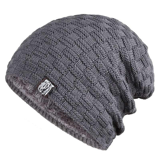 Tiger Label Fleece Warm Men's Hat - All In The Bag 