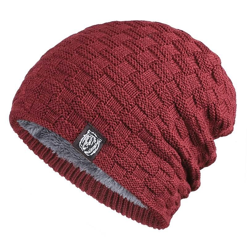 Tiger Label Fleece Warm Men's Hat - All In The Bag 