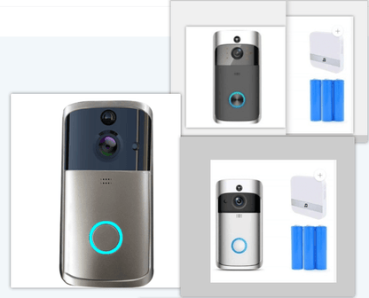 Wireless Video Camera Ringer Doorbell Ring - All In The Bag 