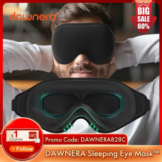 3D Contoured Cups Sleeping Eye Mask - All In The Bag 