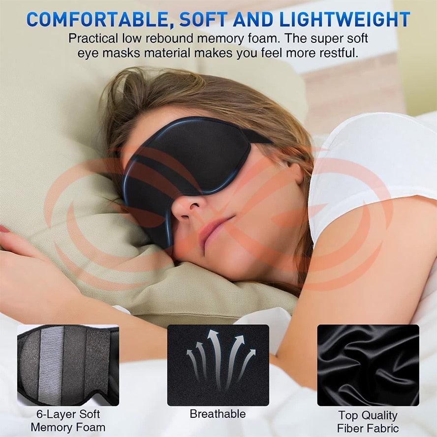 3D Contoured Cups Sleeping Eye Mask - All In The Bag 