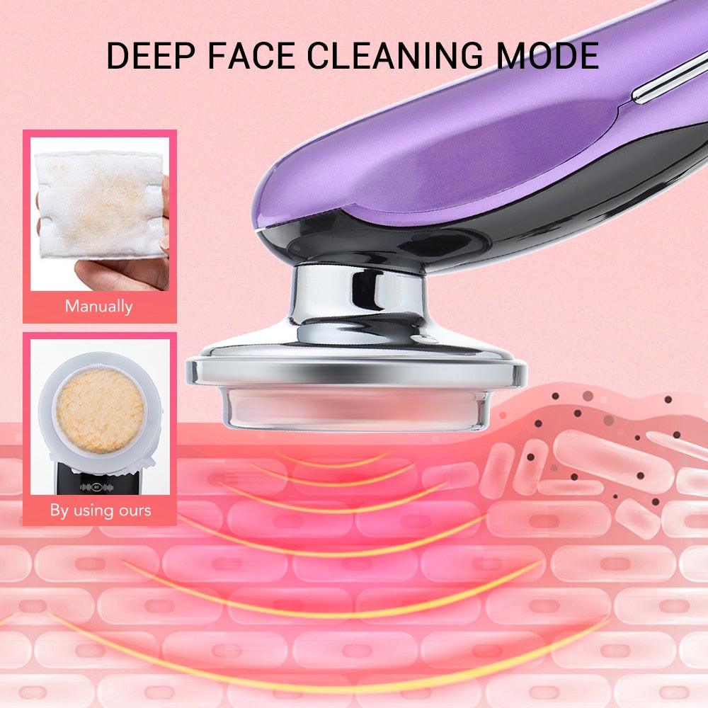 7 in 1 Face Lift Device Facial Massager - All In The Bag 