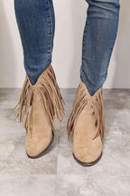 Legend Women's Fringe Cowboy Western Ankle Boots - All In The Bag 