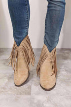 Legend Women's Fringe Cowboy Western Ankle Boots - All In The Bag 