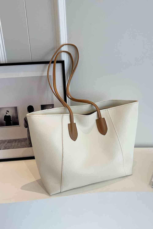 PU Leather Tote Bag - All In The Bag 