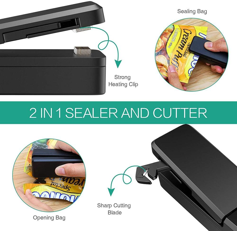 Rechargeable Portable Mini Bag Sealer - All In The Bag 